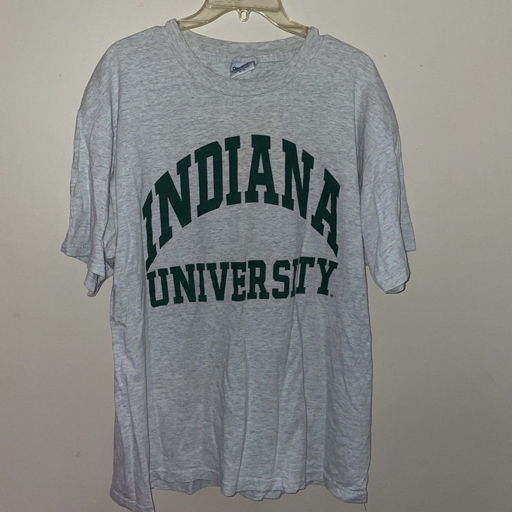 Grey Oversized T-Shirt Gildan brand Indiana University